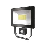 Esylux EL10810817 LED-Strahler mit Bewegungsmelder 1000lm 3000K schwarz 10W BASICAFLTR1000830MDB 