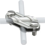 OBO Bettermann 5312925 Kreuzverbinder RD10 FL30 250 V4A 