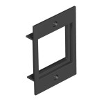 OBO Bettermann 7408268 Abdeckplatte 1-fach Modul 45 für T4B T4B P6 9011 