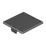 OBO Bettermann 7407580 Leerplatzabdeckung für runde Öffnung LP R 