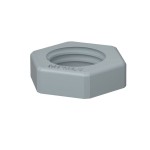 OBO Bettermann 2048752 Gegenmutter Iso 116 M12 SGR PA 100 Stück 