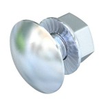 OBO Bettermann 6406130 Flachrundschraube mit Kombimutter FRSB 6x12 G 