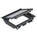 OBO Bettermann 7405312 Geräteeinsatz für Kanalmontage GES6 U 9011 