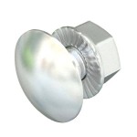 OBO Bettermann 6406138 Flachrundschraube mit Kombimutter FRSB 6x12 A2 100 Stück 