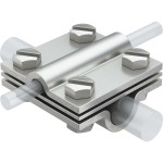 OBO Bettermann 5312346 Kreuzverbinder 8-10mm 252 8-10x16 V4A 10 Stück 