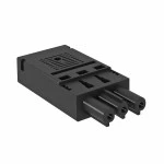 OBO Bettermann 6108052 Buchsenteil 3-polig Federkraftanschluss BT-F GST18i3p SW 