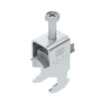 OBO 1186409 Bügelschelle 2056 H-Fuß, Kunststoffdruckwanne 