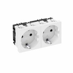 OBO Bettermann 6120022 Steckdose 2-fach Schutzkontakt STD-D0 RW2 