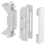 OBO Bettermann 6113030 Stoßstellenabdeckung für Rapid 45-2 OT GK-OTSA45RW 6St 