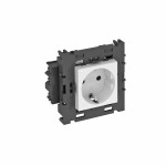 OBO Bettermann 6120412 Steckdose 1-fach 250V,10/16A,Schutzk. STD-D0C8 RW1 