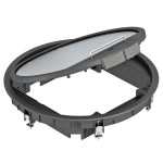 OBO Bettermann 7405516 Geräteeinsatz für Universalmontage GESR9 SR U 9011 