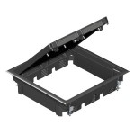 OBO Bettermann 7405072 Geräteeinsatz PA grauaphitschwarz GES9 10U 9011 