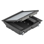 OBO Bettermann 7405039 Geräteeinsatz für Kanalmontage GES9 55U V 9011 