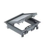 OBO Bettermann 7405145 Geräteeinsatz grau GES4-2U10T 7011 