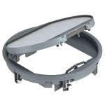 OBO Bettermann 7405465 Geräteeinsatz grau GESR9-2U12T 7011 