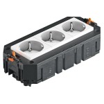 OBO Bettermann 7404664 Universalträger Connect mit Wieland Stecksys. UTC3 G W3 