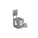 OBO Bettermann 2205388 Grip-Sammelhalterung steingrau RAL 7030 2031 F 10 50 Stück 