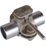 DEHN 407100 ERS34AS4.10TGSTTZN Erdungsrohrschelle D33,7mm TG/tZn 