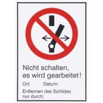 DEHN 700054 WHSNSEWGAM 700054 Warn-/Hinweisschild Kunststoff 