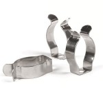 ISOLED 111954 Montageclip chrom für T8 Röhre 