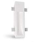 ISOLED 112168 Gips-Wand-Einbauleuchte, länglich, GU10 
