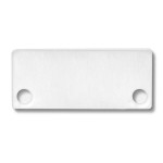 ISOLED 113184 Endkappe EC43 Alu weiß 