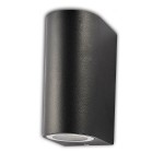ISOLED 113294 Wandleuchte Siara Up&Down 2xGU10, IP54, schwarz, 