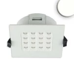 ISOLED 113779 LED Downlight Prism mit 10W Leistung, dimmbar, neutralweiß, Schutzart IP54, blendungsreduziert 