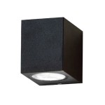 ISOLED 113982 Wandleuchte 1xGU10, IP54, sandschwarz 