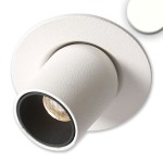 ISOLED 114475 LED Einbauleuchte Pipe MiniAMP weiß, 3W, 24V DC, dimmbar, neutralweiß 