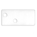 ISOLED 114845 Endkappe EC95 Aluminium weiß 