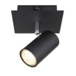 ISOLED 114999 Wandleuchte schwarz, mit Schalter 