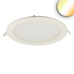 ISOLED 115595 LED Downlight, rund ultraflach weiß 