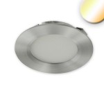 ISOLED 115821 LED Möbeleinbaustrahler, ALU gebürstet 