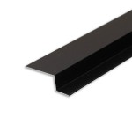 ISOLED 115840 LED Trockenbau T-Profil 12, schwarz 