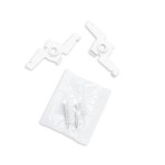 ISOLED 116780 Track48 Montageclip für Track48 Aufbauschienen, weiß 