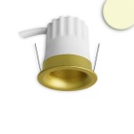 ISOLED 117248 LED Einbaustrahler BACK32, gold, rund 