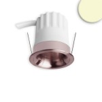 ISOLED 117257 LED Einbaustrahler BACK32, rosegold, rund 