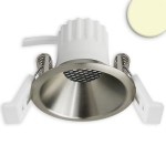 ISOLED 117272 LED Einbaustrahler BACK45, nickel geb. 