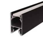 ISOLED 117382 LED Leuchtenprofil HALON Aluminium schwarz 