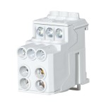 f-tronic 7110081 Unterverteilungsblock 1-pol., gr, Kupfer-/Aluleiter, UVB100algr 
