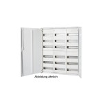 f-tronic 7110252 Verteilerschrank VS3-8, 3-feldrig, 8r, 1250x800x210mm 