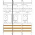 f-tronic 7140156 Zählerfeld ER35DS, 3-feldrig, H=900mm, 3-eHZ mit DS, 3 Res. 