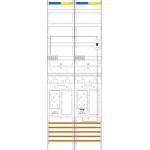 f-tronic 7143023 Zählerfeld ER29L-PV, 2-feldrig, H=1350mm, 2-eHZ, Kaskade, 1 HSP, 2 Res. 
