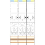 f-tronic 7143068 Zählerfeld E319-HSP, 3-feldrig, H=1350mm, 6-eHZ, 6 HSP 