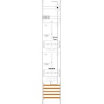 f-tronic 7143334 Zählerfeld ZR6-16L-PV,H=1350mm, 1-feldrig,1-3.HZ 16mm²,Kaskade, 1 HSP, 1 TRE 