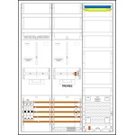 f-tronic 7190383 Komplettschrank 3HZ731TAPZ50B6, 1 ZP, 1 TRE, 1 VAPZ inkl. APL, SLS 50A, SPVGB6, 2 PPV, 1 PL150 