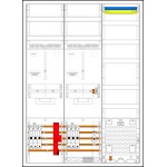 f-tronic 7190498 Komplettschrank 3HZ732APZ4035B6ÜS, 2 ZP, 1 VAPZ inkl. APL,SLS40A,SLS35A, ÜSS, SPVGB6, 2 PPV, 1 PL150 
