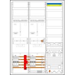 f-tronic 7190509 Komplettschrank 3HZ732APZRFZ50B6ÜS, 2 ZP, 1 VAPZRFZ inkl. APL, SLS 50A, ÜSS, SPVGB6, 2 PPV, 1 PL150 