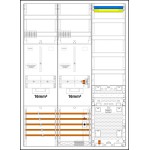 f-tronic 7190607 Komplettschrank 3HZ732APZRFZD01-16,2 ZP 16mm², 1 VAPZRFZ inkl. APL,SPVGD01, 2 PPV, 1 PL150 